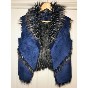 Faux Fur Reversible Vest
